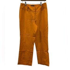 Alexandra Bartlett Orange Chinos Casual Straight-Leg Pants
